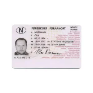 NORWAY DRIVER’S LICENSE